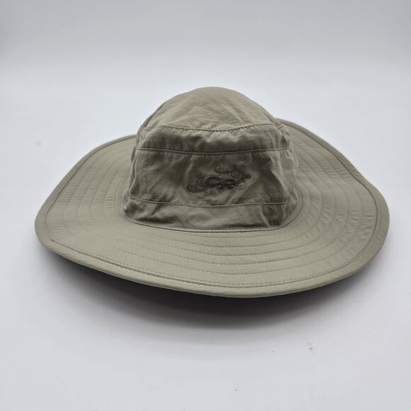 Outdoor Research Hat Womens Large Hiking Sun Beach Safari Fish Wide Brim Brown main image 4